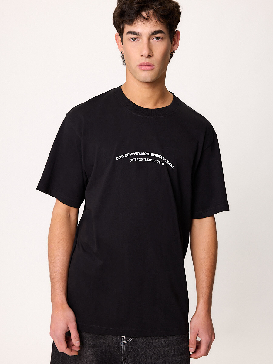 T-SHIRT M/C NAELT DIXIE - Negro 