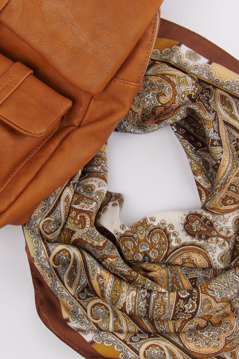 FOULARD ARABEZCO CAMEL