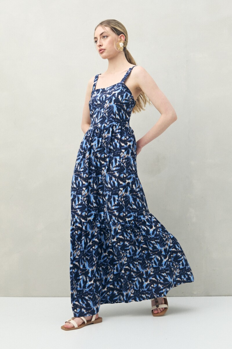 VESTIDO COCO Celeste Cielo