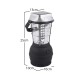 Farol recargable con dinamo solar 12 V NEGRO