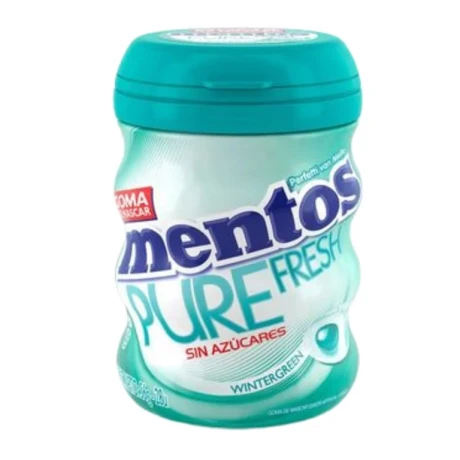 Chicles Mentos Gum Wintergreen sin Azúcar 001