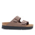 Sandalia Arizona Flex Plataform Birko- Flor - Estrecho Mocca