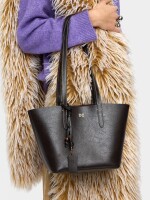 Bolso Shopper Reversible Con Bolsa Extraíble M marron