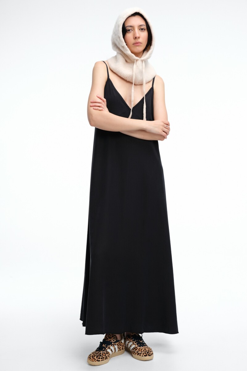 VESTIDO LARGO Negro