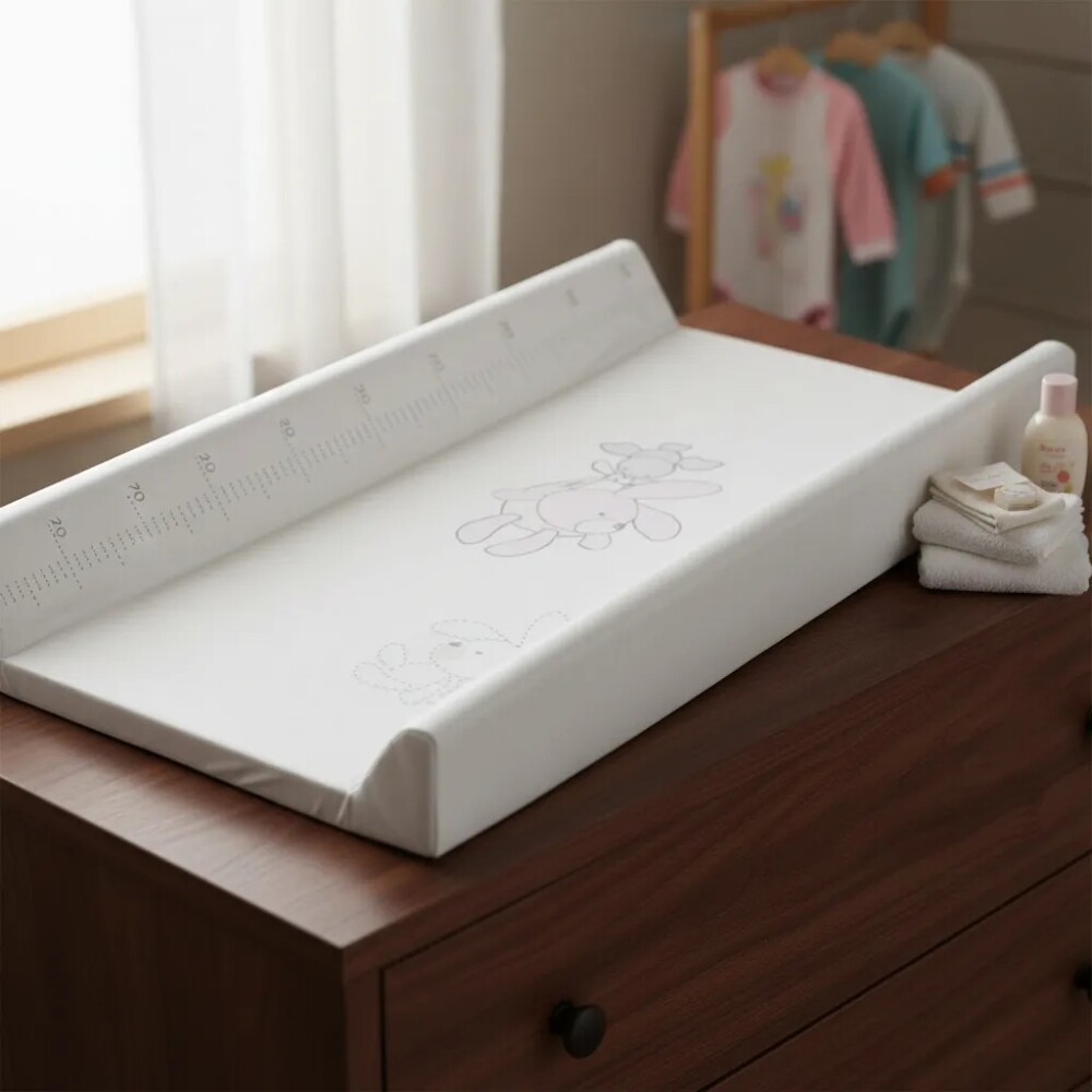 Cambiador rigido LORELLI 70x50 gris conejitos