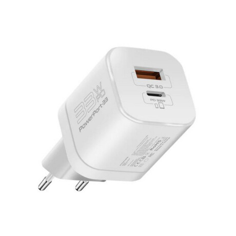 Cargador Promate 33w Usb A/c Quick Charge Cargador Promate 33w Usb A/c Quick Charge