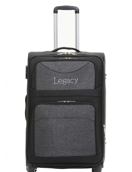 VALIJA DE TELA SEMI RIGIDA Negro