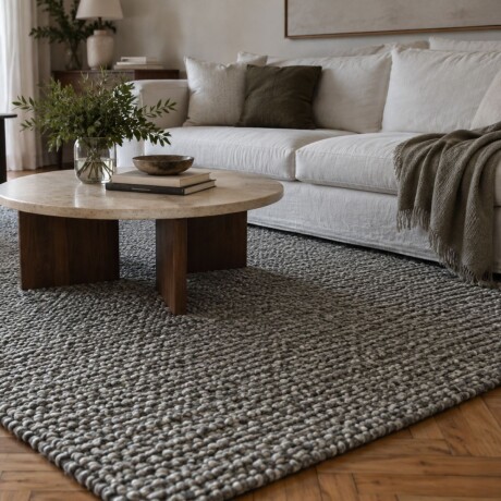 Alfombra Yute Natural - 4,00 x 3,00 Gris