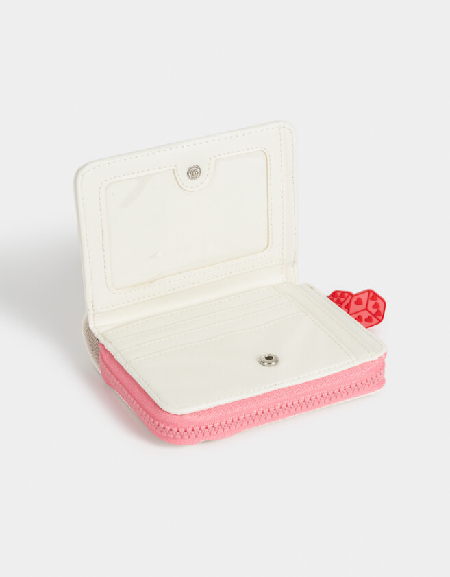 Billetera Billetera Cuerina Estampada - Blanco Crudo