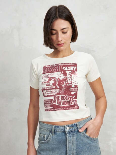 REMERA ZUMAQUE CRUDO