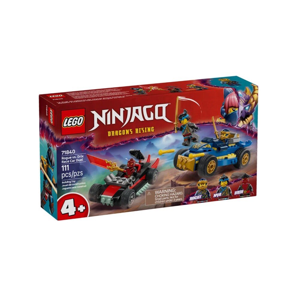 LEGO NINJAGO Desafío a Máxima Velocidad: Rogue vs. Drix 4+ LEGO NINJAGO DESAFIO A MAXIMA VELOCIDAD: ROGUE VS DRIX 4+
