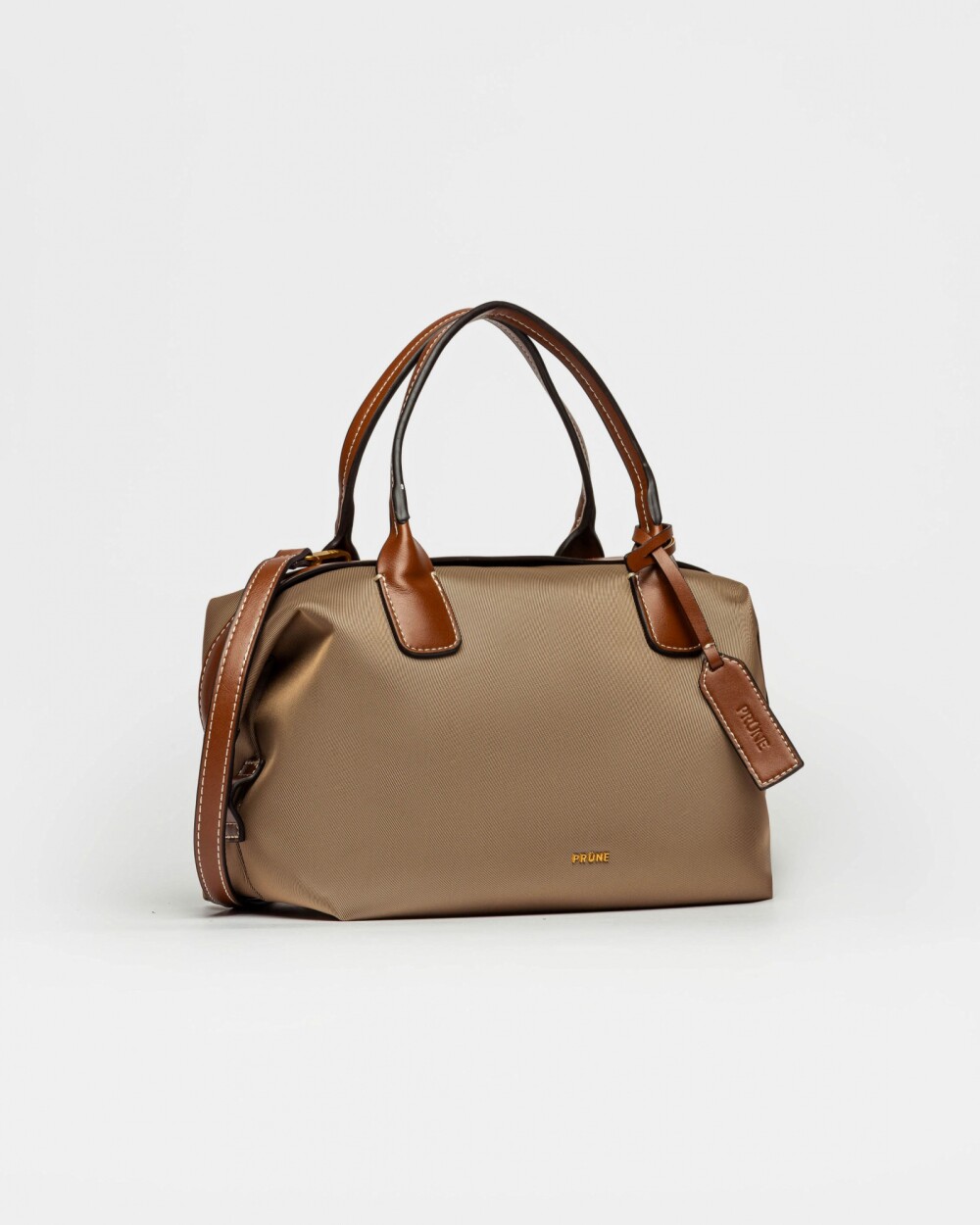 Cartera de mano Wind en nylon Taupe