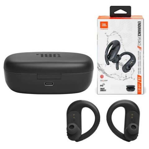 Auricular JBL Endurance Peak 3 Bluetooth Negro Auricular JBL Endurance Peak 3 Bluetooth Negro