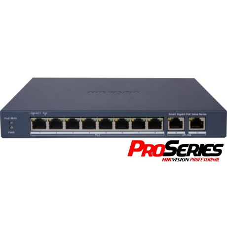 Switch Poe Hikvision Pro 10 Puertos Gigabit 110W Admin. 001