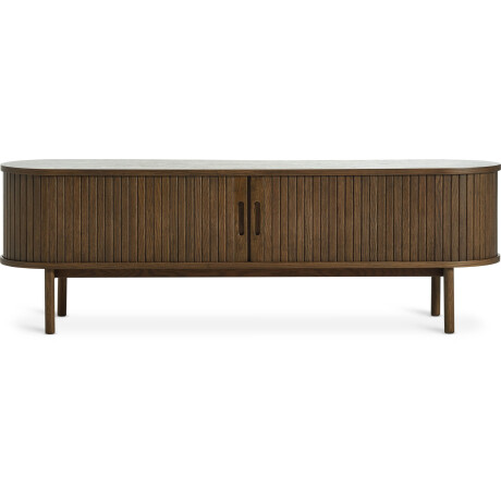 Mueble TV LYNGVIG 160cm 2 puertas persi roble osc Marrón