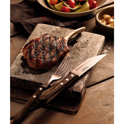 Juego para asado modelo CHURRASCO, 12 piezas -TRAMONTINA TN7790