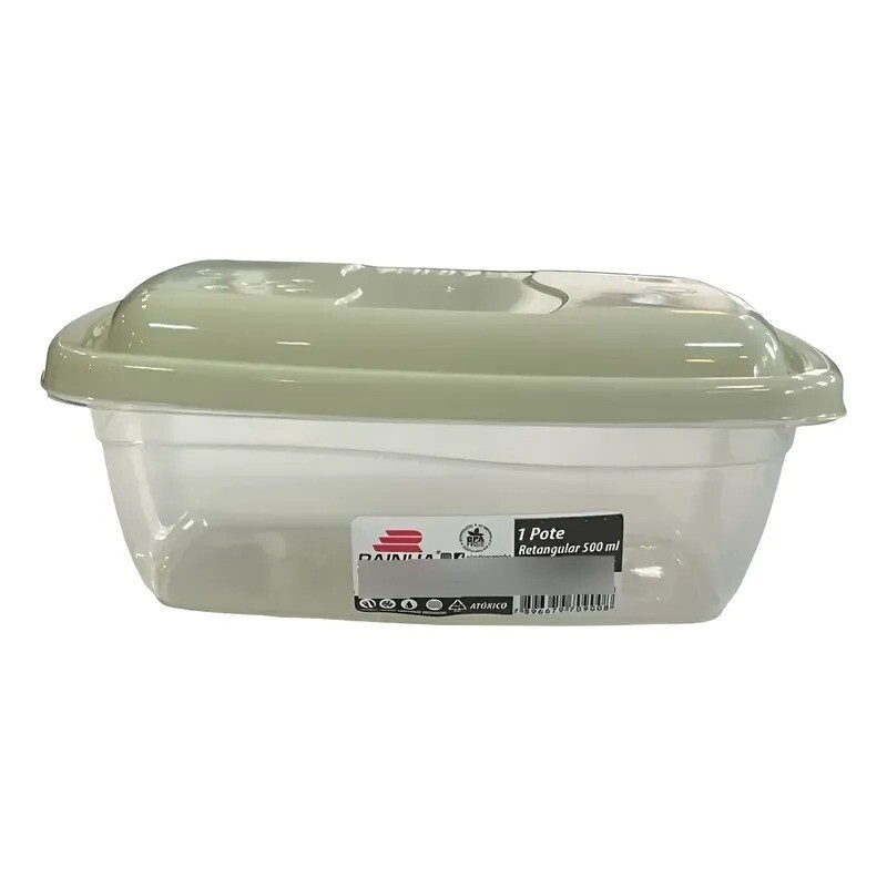 Tupper de plástico pequeño rectangular - RA900 Tupper de plástico pequeño rectangular - RA900