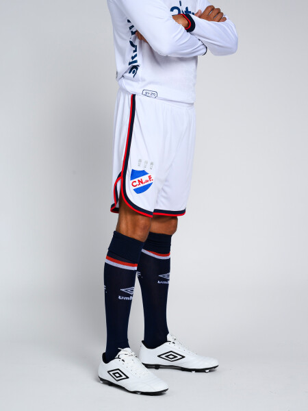 Short Nacional Oficial 2024 Nacional Hombre Blanco, Azul Marino, Rojo