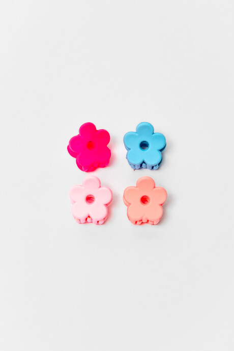Pinza De Pelo Amaru, Set 4 Piezas Estampado 1