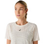 Polos Running Metarun Ss Top Mujer Cream