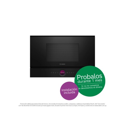 Microondas de empotrar Bosch Inverter BFR7221B1 Gourmet Microondas de empotrar Bosch Inverter BFR7221B1 Gourmet