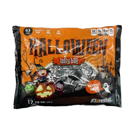 Chupetín FLORESTAL Paleta HALLOWEEN Lolly Bag 63Pcs (550Grs) Chupetín FLORESTAL Paleta HALLOWEEN Lolly Bag 63Pcs (550Grs)