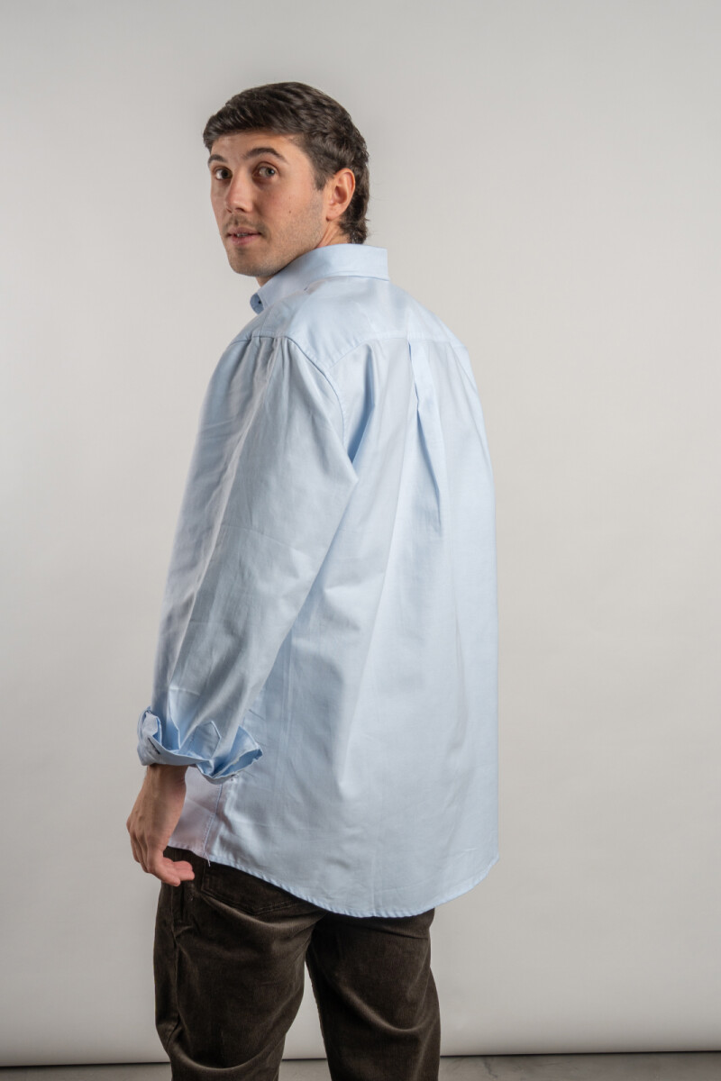 Camisa Oxford Brixton Celeste