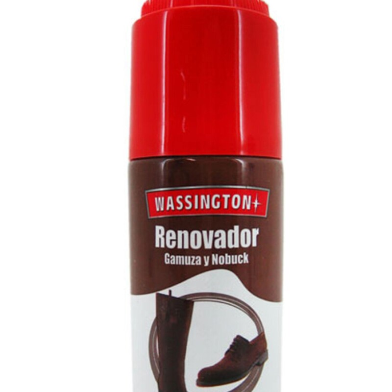 Limpiador Wassington Renovador para Gamuza y Nobuck Marrón