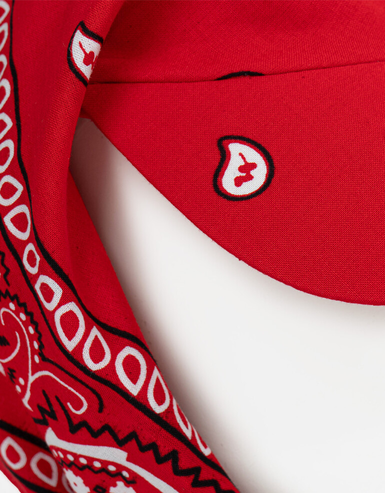 Caps Gorra Con Pañuelo Paisley - Combinacion Bicolor