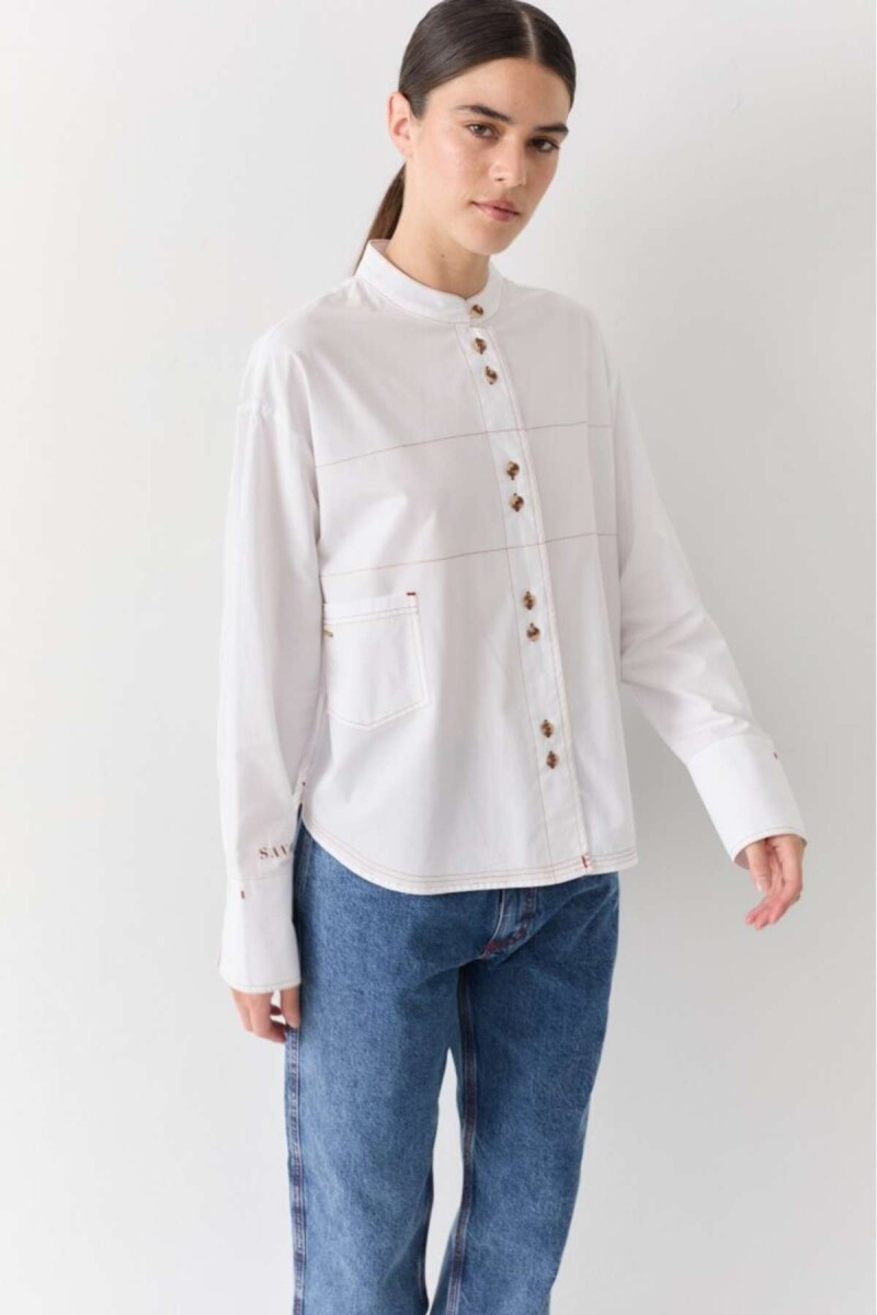Camisa Box - Blanco 