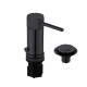 Griferia Bidet Con Transferencia En Negro Mate - Serie Fasano