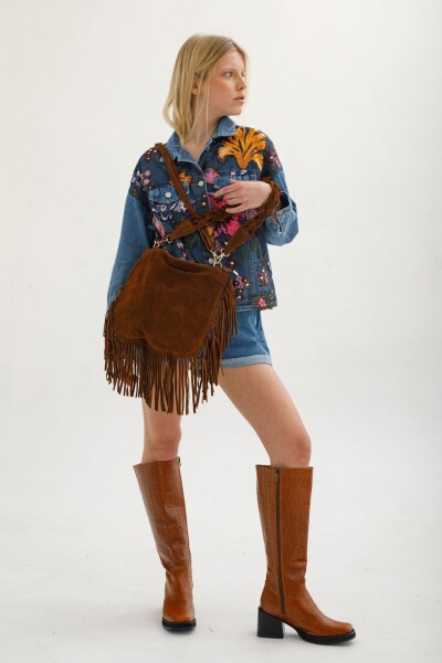 Cartera Guzman Chica Marron