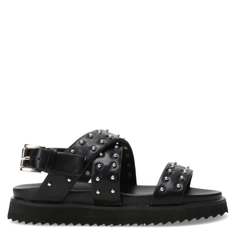 Sandalia de Niña Mini Miss Carol PELLY con tachas Negro