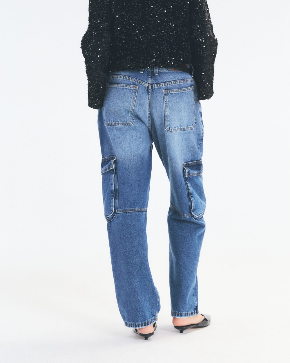 Denim Cargo Azul