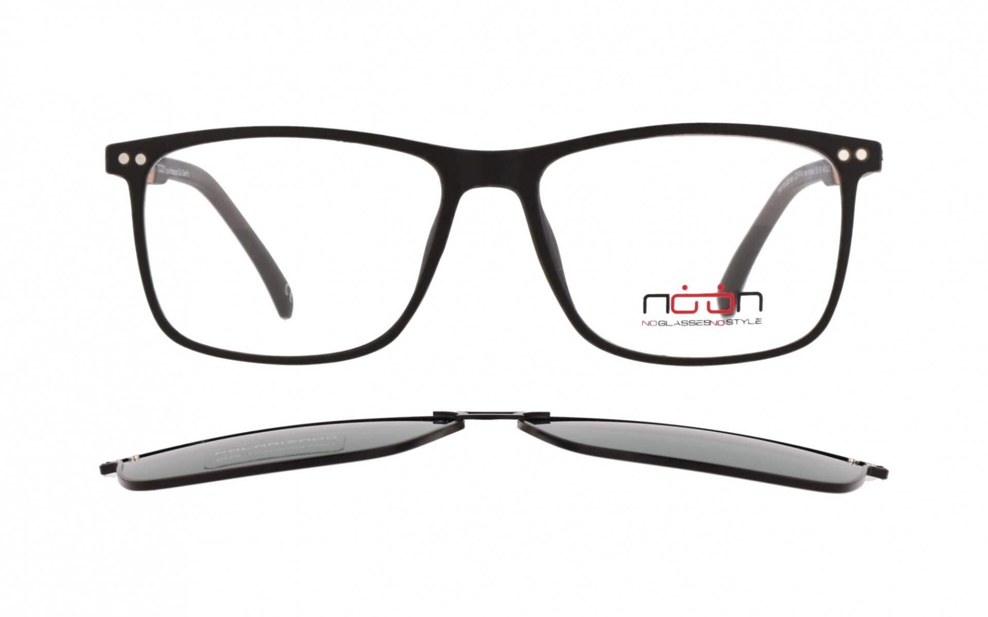 Noon P14 nero matte Clip-On 