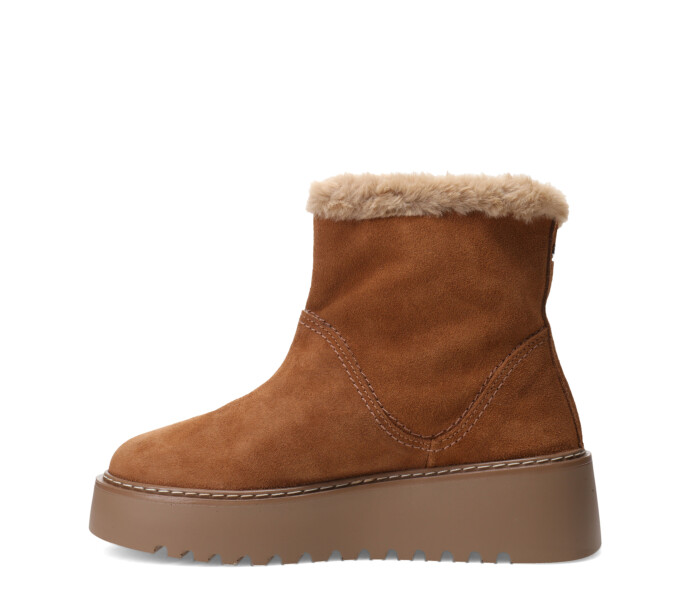 Botas de Mujer Bottero Caña Alta Con Piel Marrón Camel