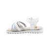 Angus Sandalia Niña Tiras Cruzada C/ Pulsera Blanco