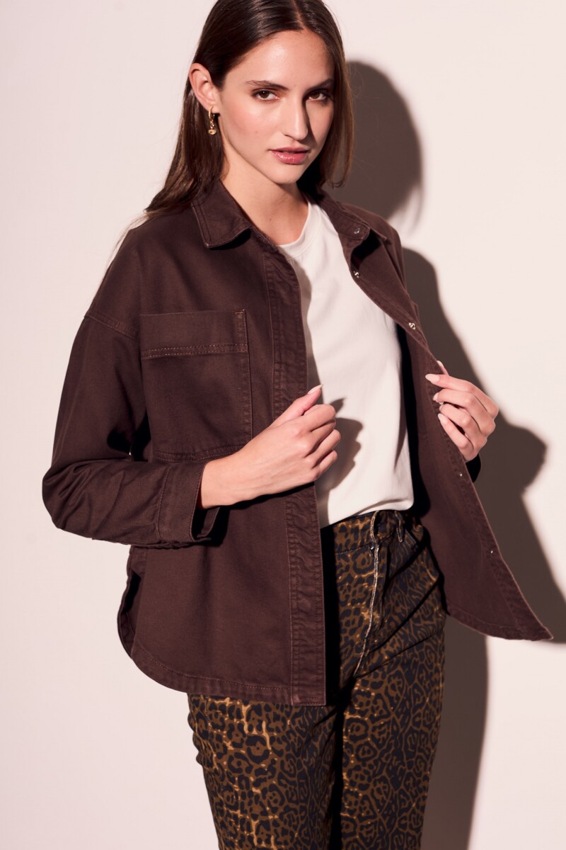 Sobrecamisa Marron