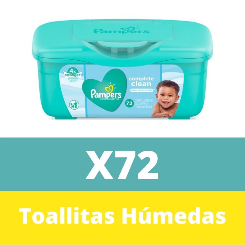Toallitas Húmedas Pampers Complete Clean Con Perfume X72