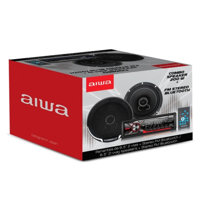 Radio Para Auto Combo c/ 2 Parlantes De 6,5’ Radio Para Auto Combo c/ 2 Parlantes De 6,5’