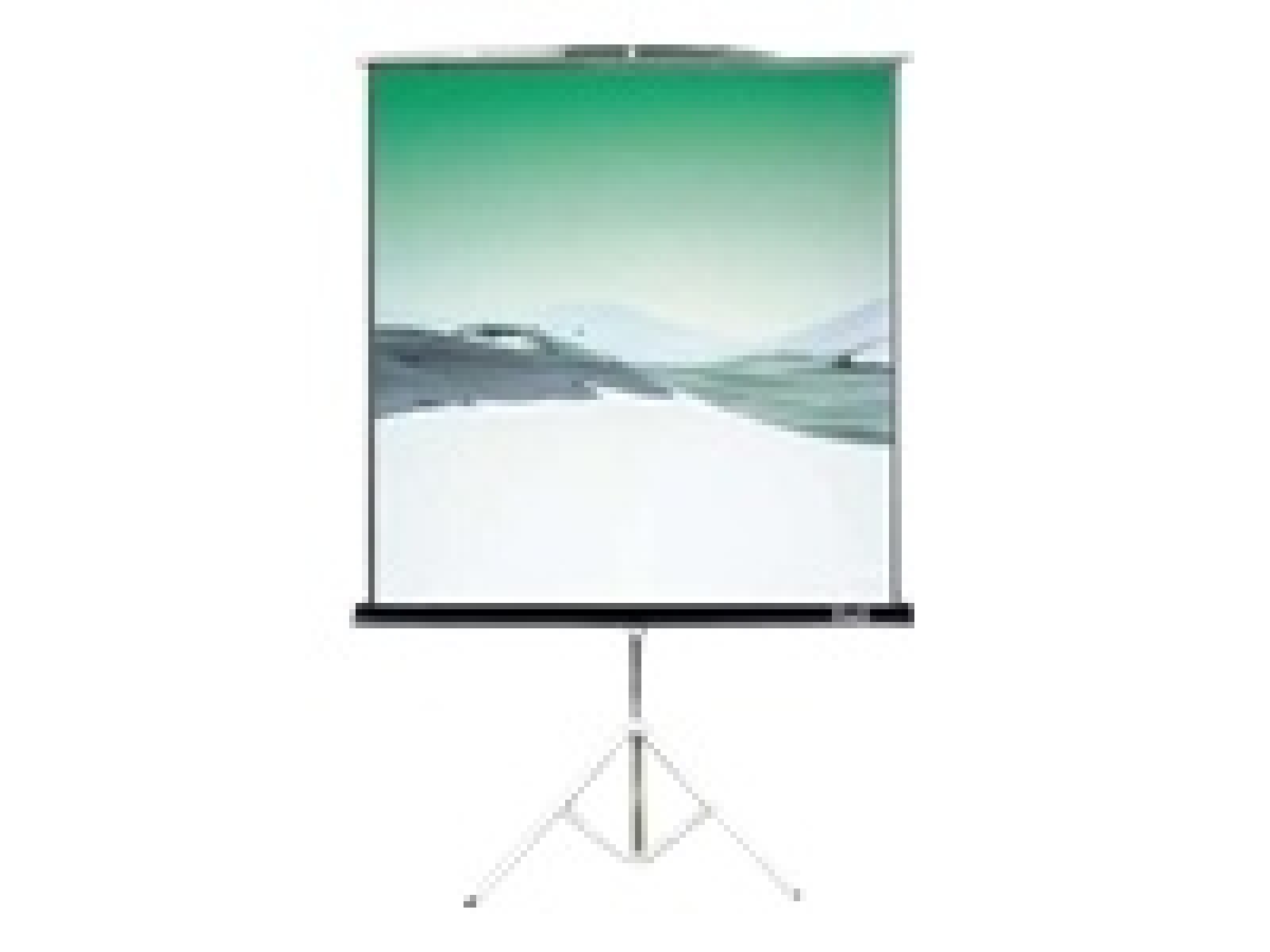 Klip Xtreme KPS-104 - Pantalla de proyección con trípode - 120" (305 cm) - 4:3 - Blanco mate - blanco 