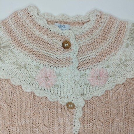 Saco lana Rosa con guarda Saco lana Rosa con guarda