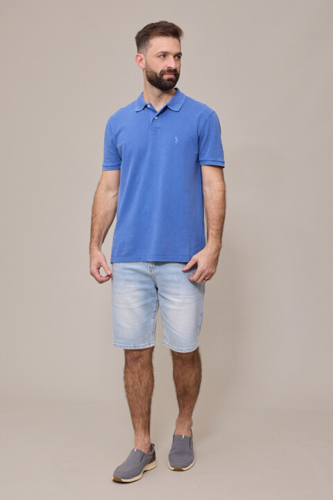 BERMUDA JEAN TIZINO POLANCO Azul Claro