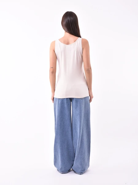 MUSCULOSA INTERIOR CREMA