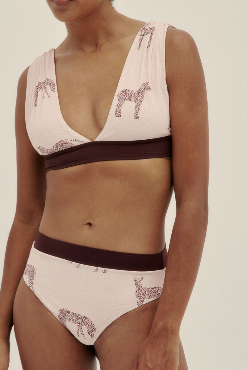 MONI TOP Zebra Pink