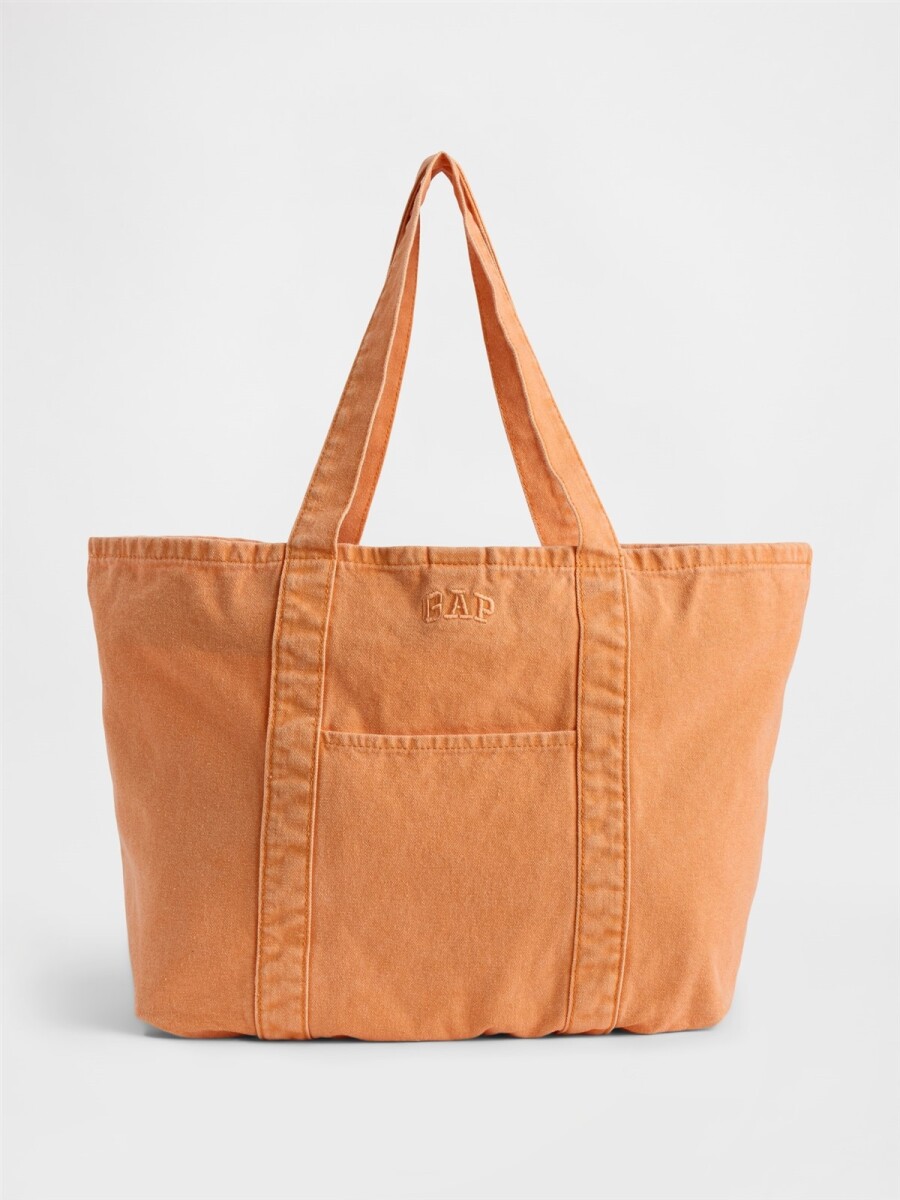 Bolso Tote Logo Gap Mujer - Tangerine 
