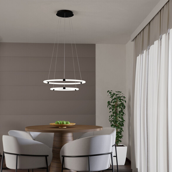 Lámpara colgante LED 36W 5800Lm Ø60cm BANDERILLAS EG0892