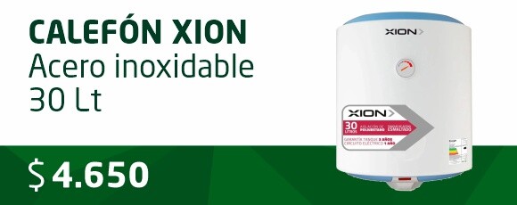 Calefón XION 30 Lts.