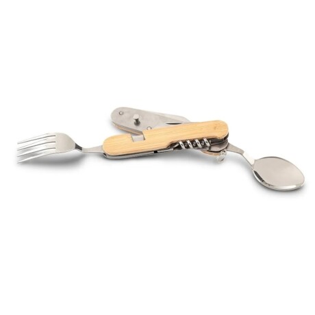Set de cubiertos plegable Beige