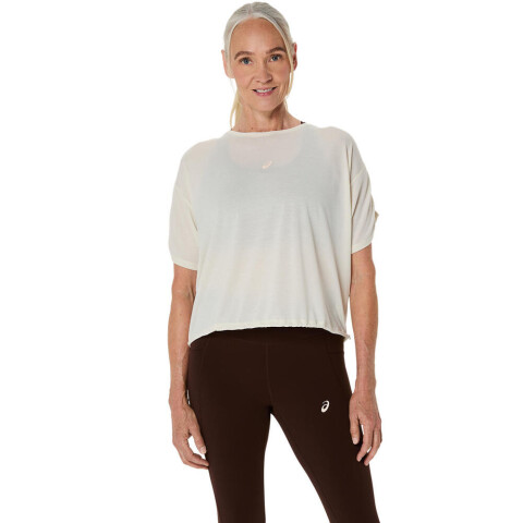 Nagino Run Adjustable Ss Top - Mujer Birch Heather